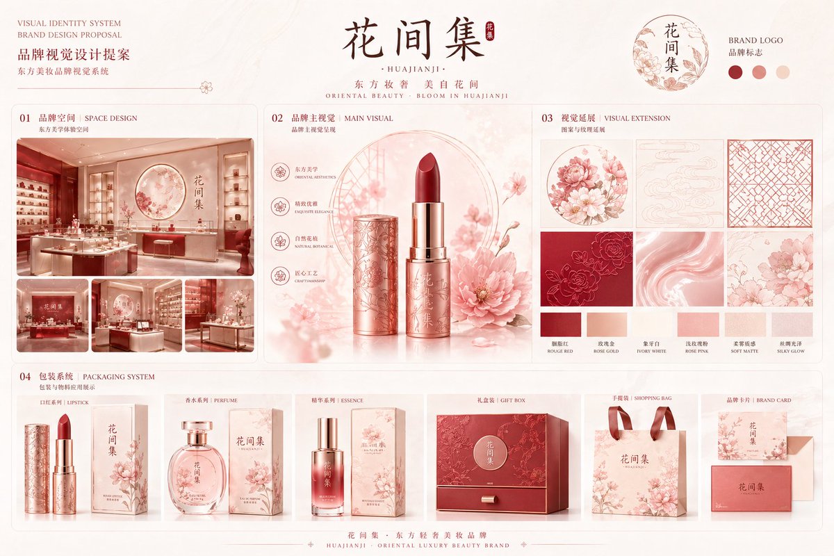 Ürün Pazarlaması - Dessert Brand Visual Identity Proposal Board - 3
