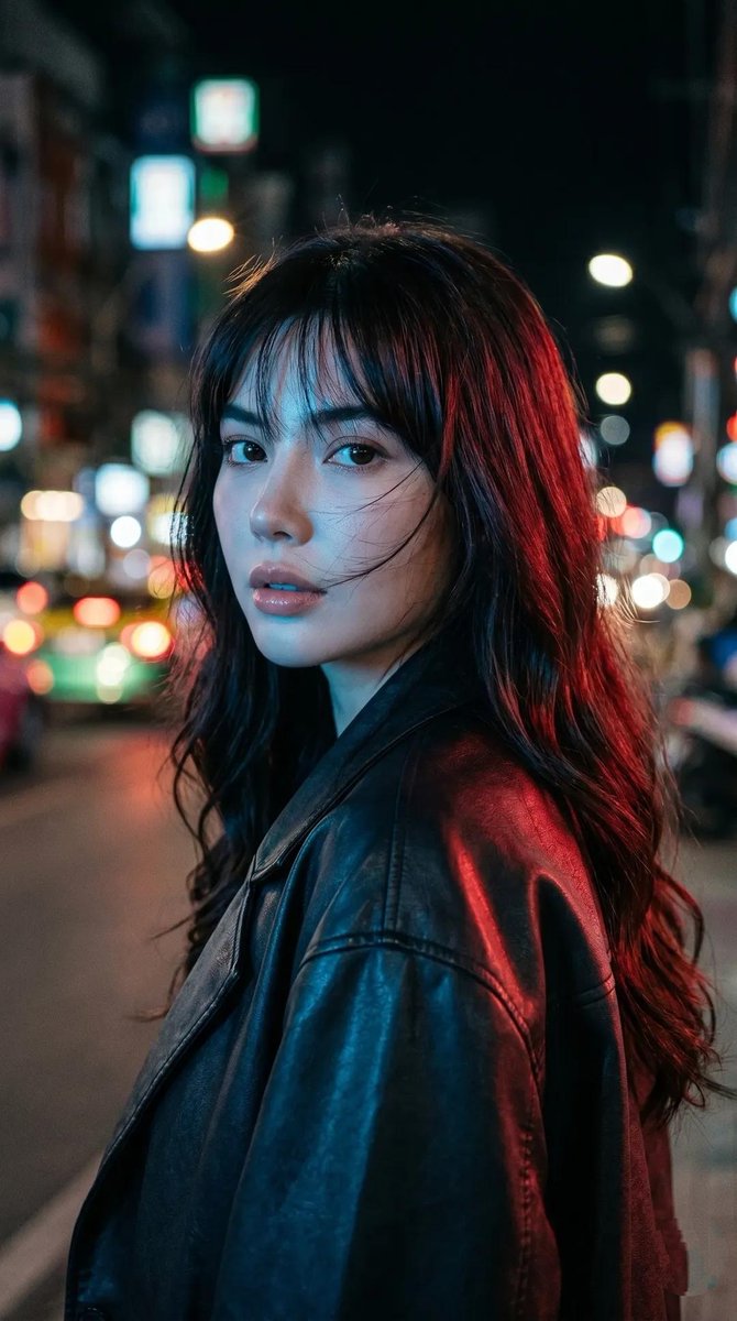 Profil / Avatar - Cyberpunk Neon Portrait - 1
