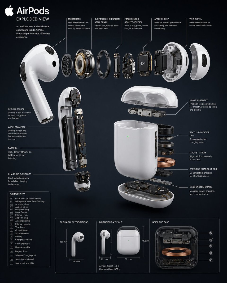 İnfografik / Eğitici Görsel - 3D Exploded Assembly Drawing - 2
