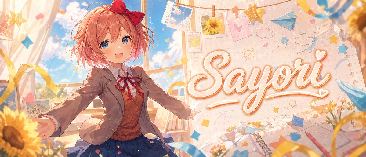 YouTube Küçük Resmi - Rüya Gibi Anime Sayori Banner'ı - 1