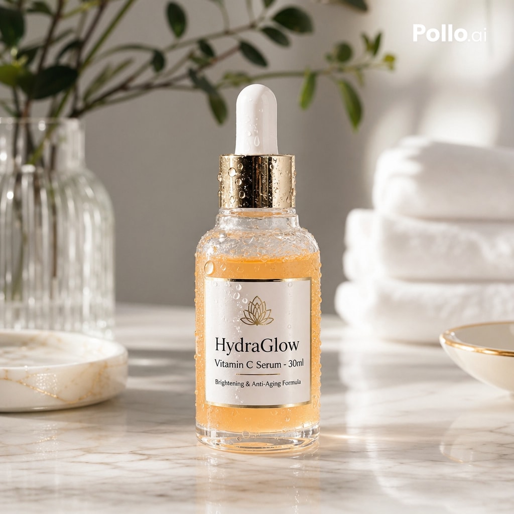 Ürün Pazarlaması - Luxury Vitamin C Serum Product Shot - 1