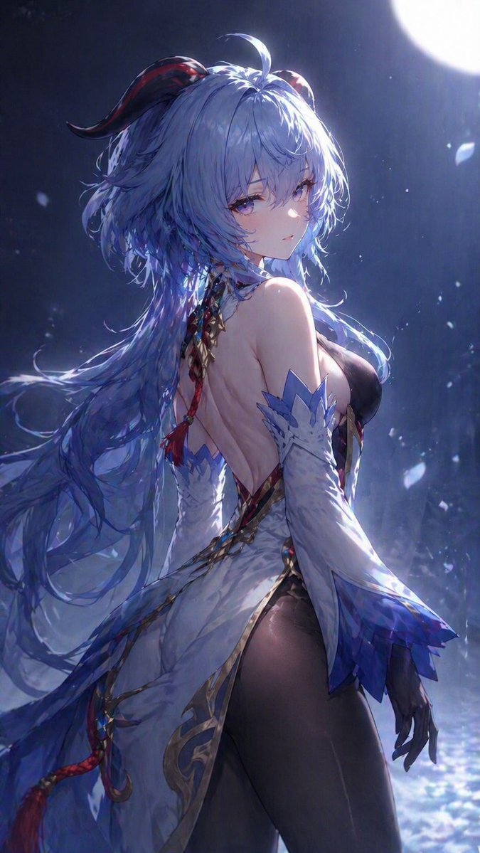 Profil / Avatar - Ethereal Blue-Haired Fantasy Portrait - 2